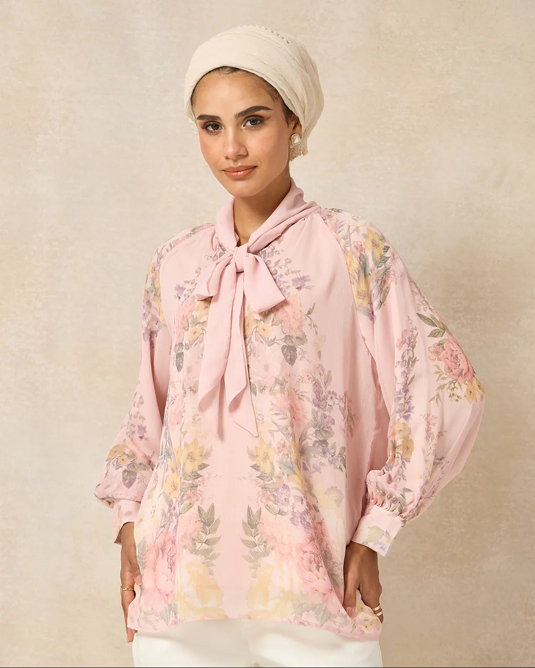 Women Pink Printed Blouse sold by Redtag