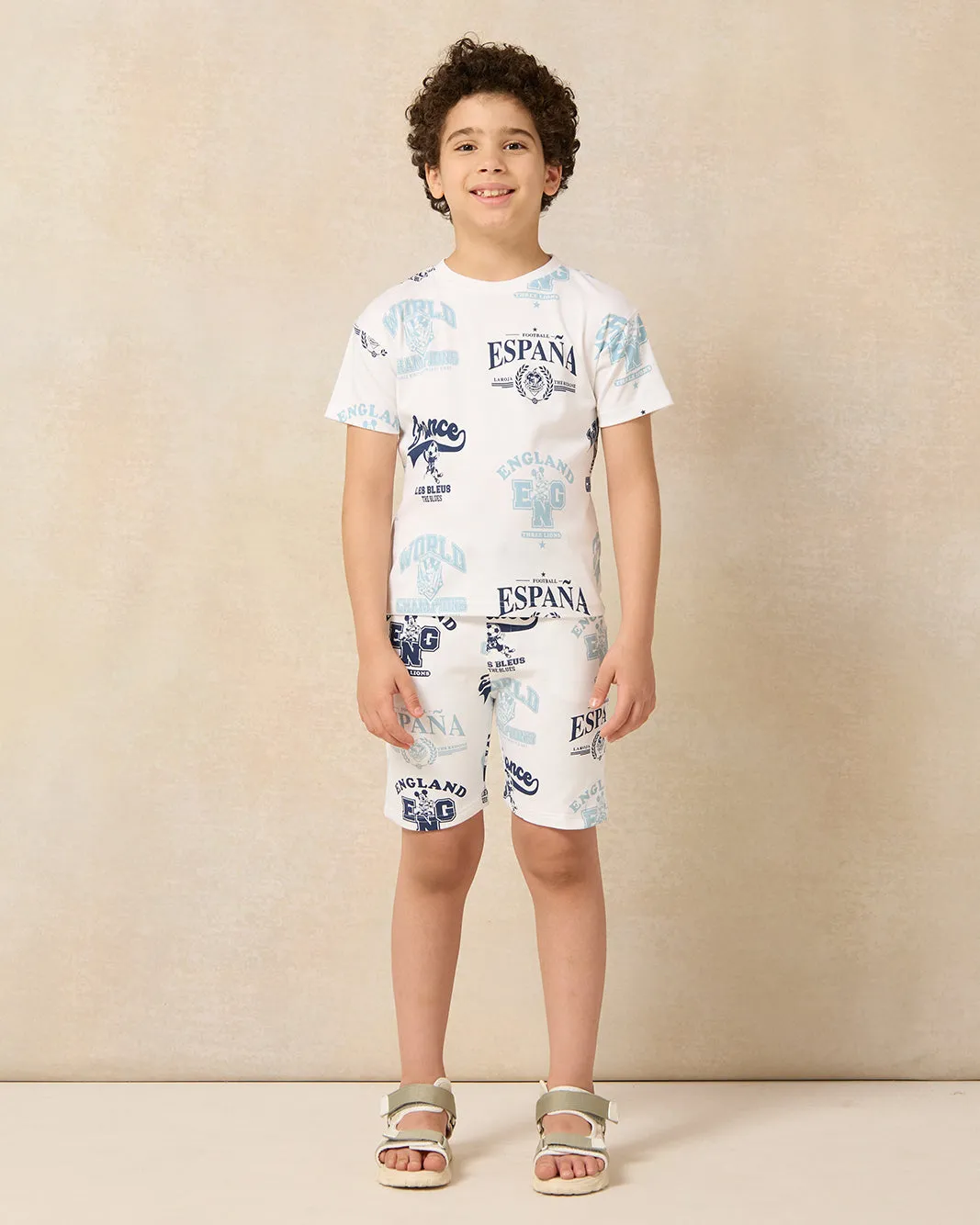 Boys White Printed T-Shirt sold by Redtag product image thumbnail 2