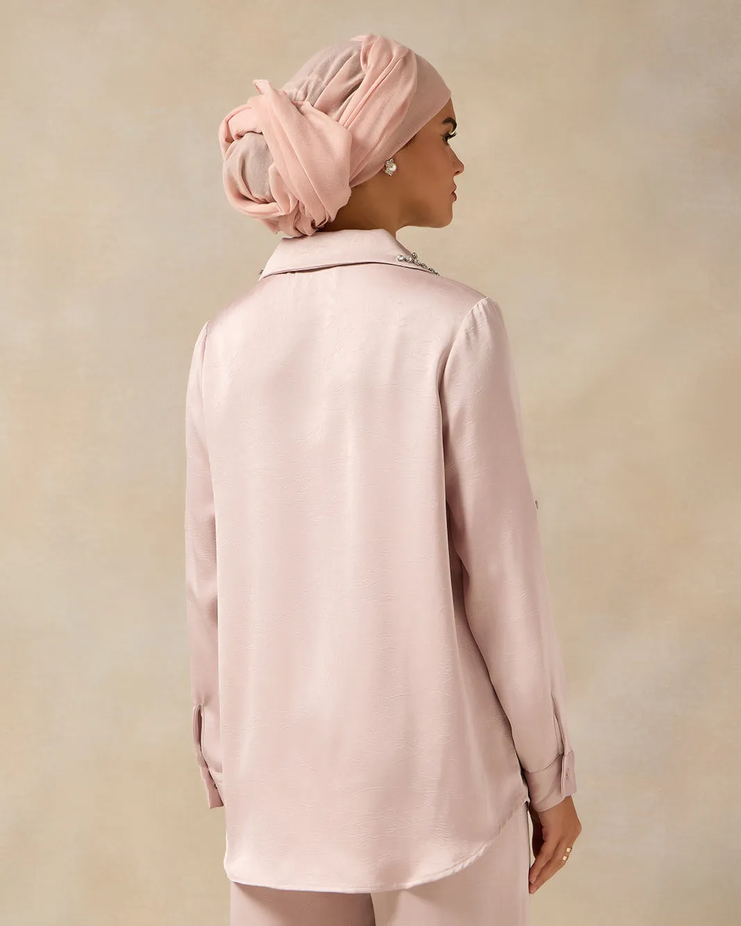 Women Pink Embellished Shirt sold by Redtag product image thumbnail 3