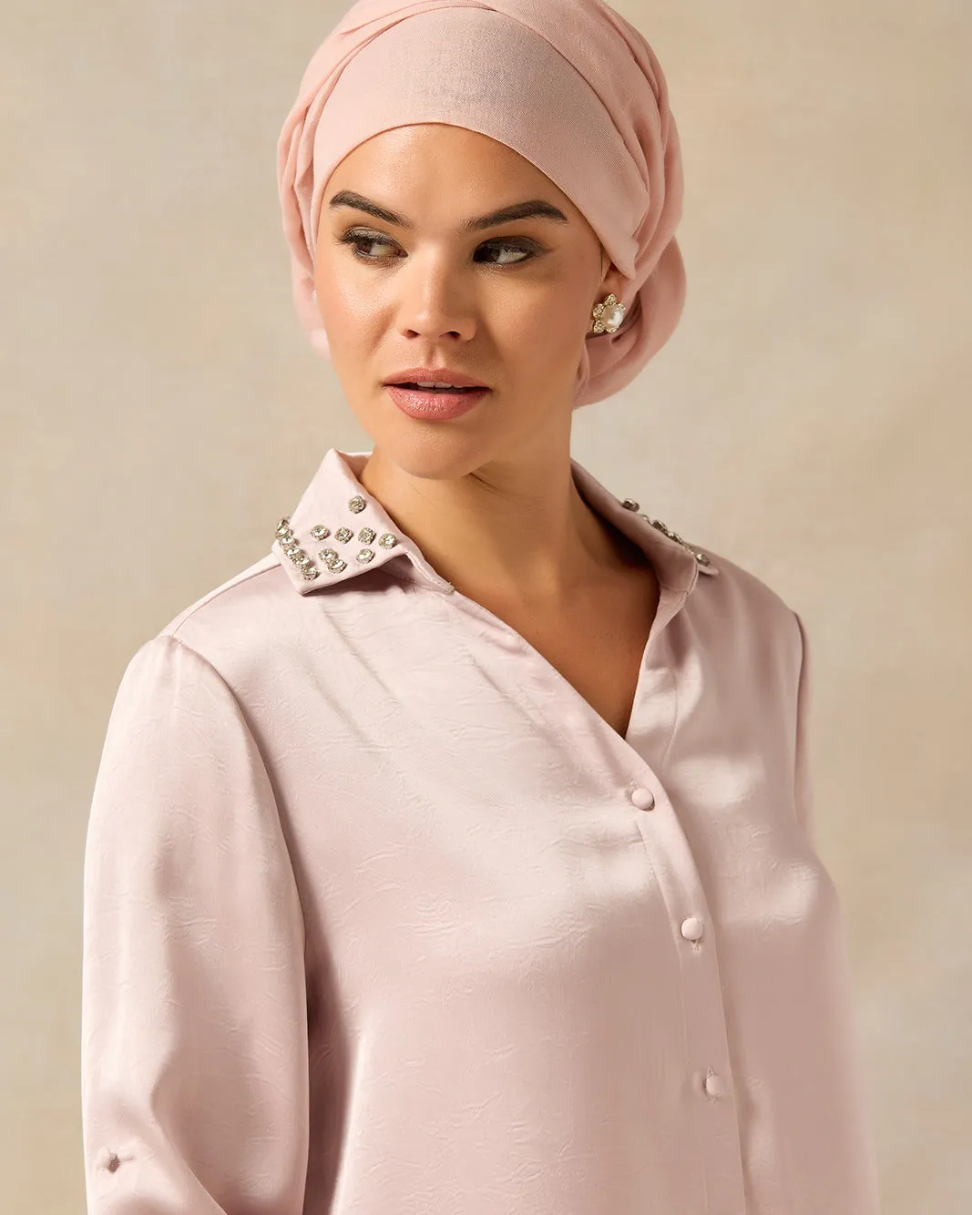 Women Pink Embellished Shirt sold by Redtag product image thumbnail 4