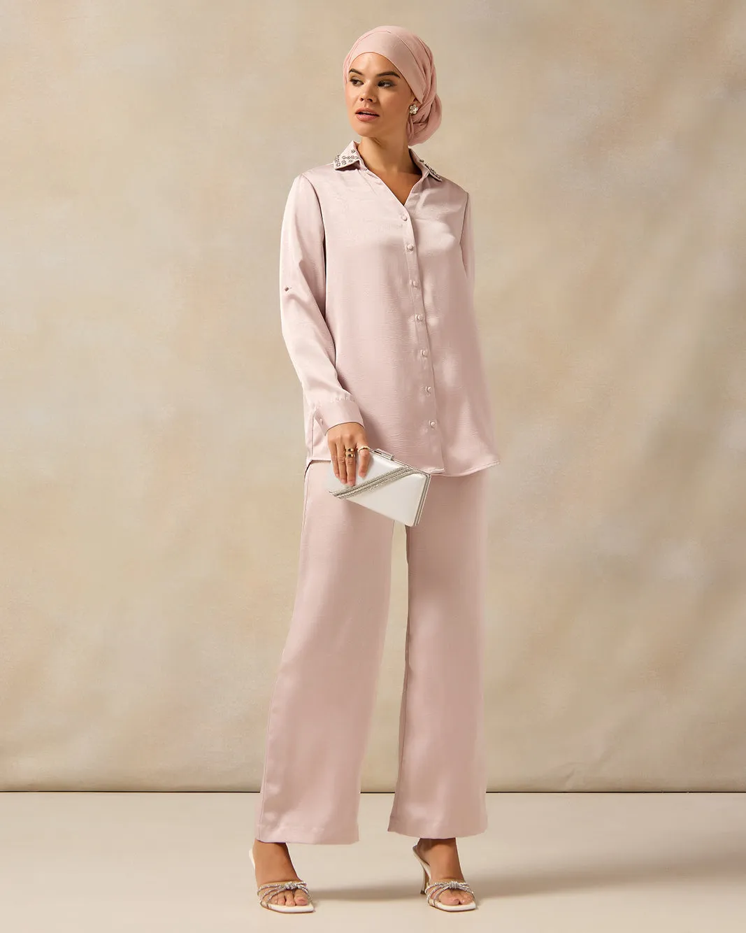 Women Pink Embellished Shirt sold by Redtag product image thumbnail 2