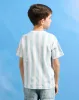 Boys Blue Striped Mickey Printed T-Shirt sold by Redtag