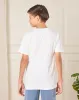 Senior Boys White Printed T-Shirt sold by Redtag