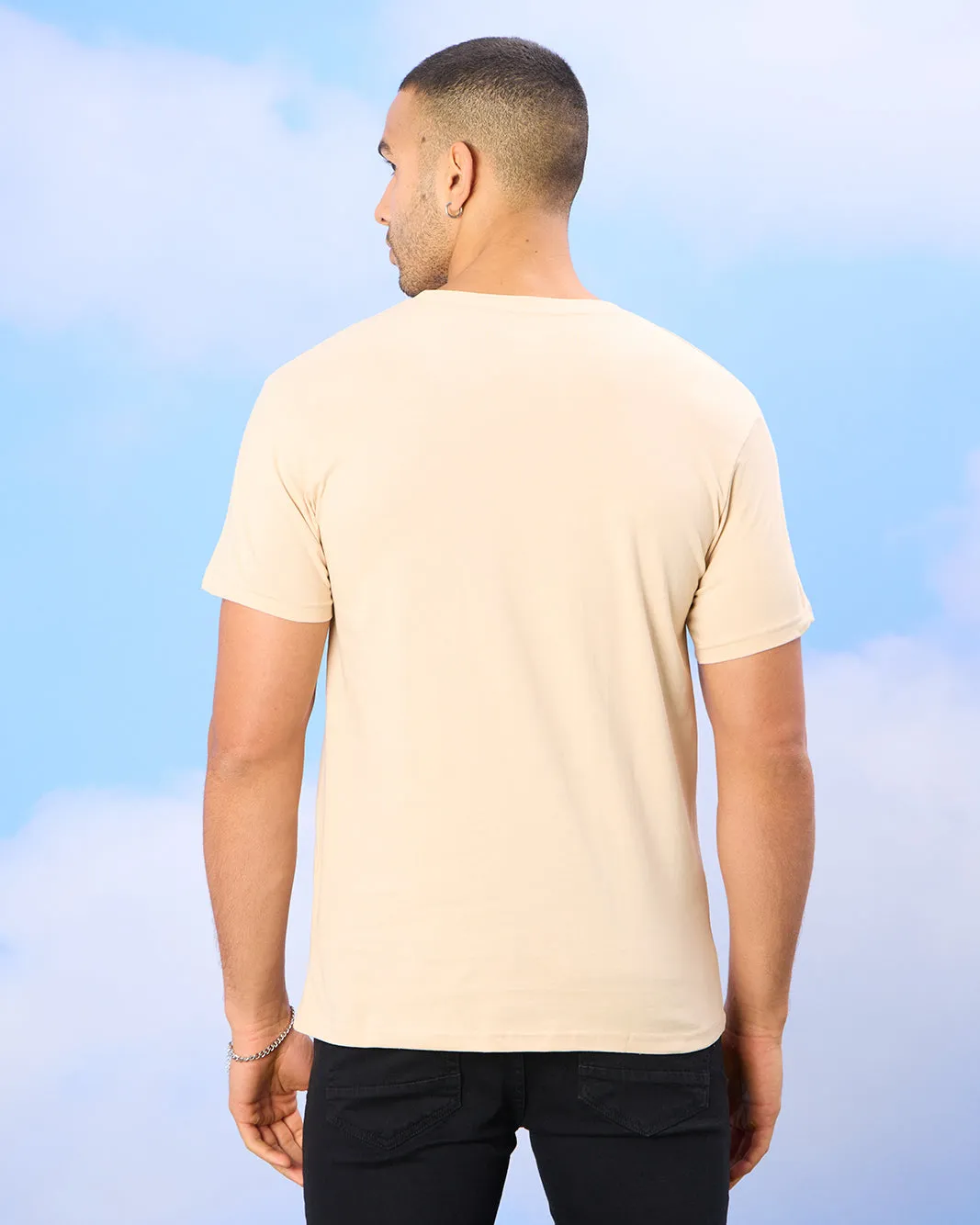 Men Beige Car Print T-Shirt sold by Redtag product image thumbnail 3