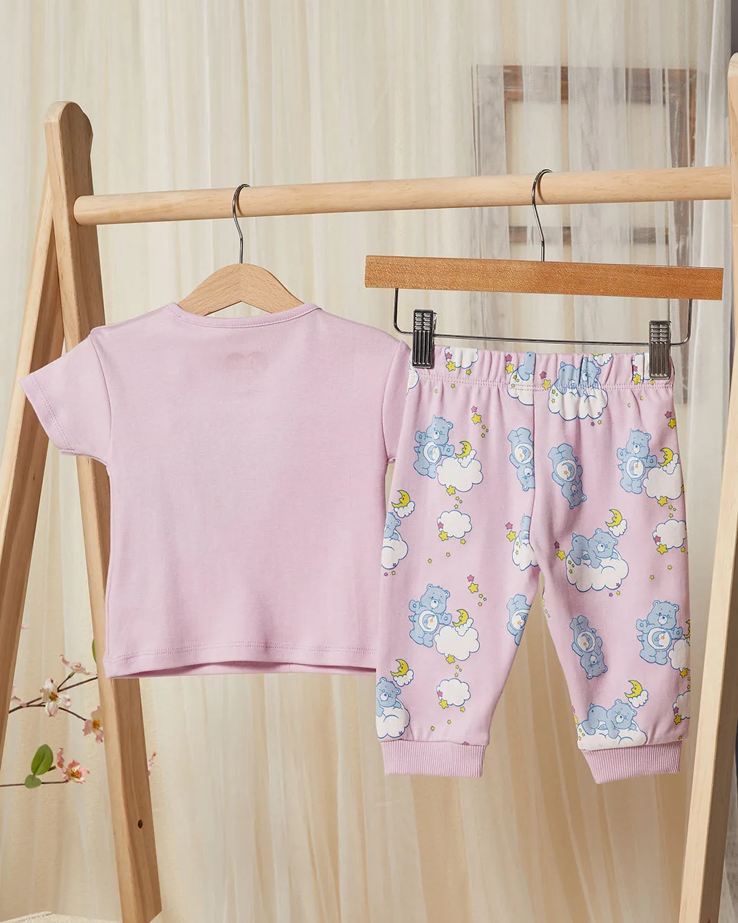 Infant Girls Lilac Care Bears Print Pyjama Set (2 Piece) sold by Redtag product image thumbnail 4