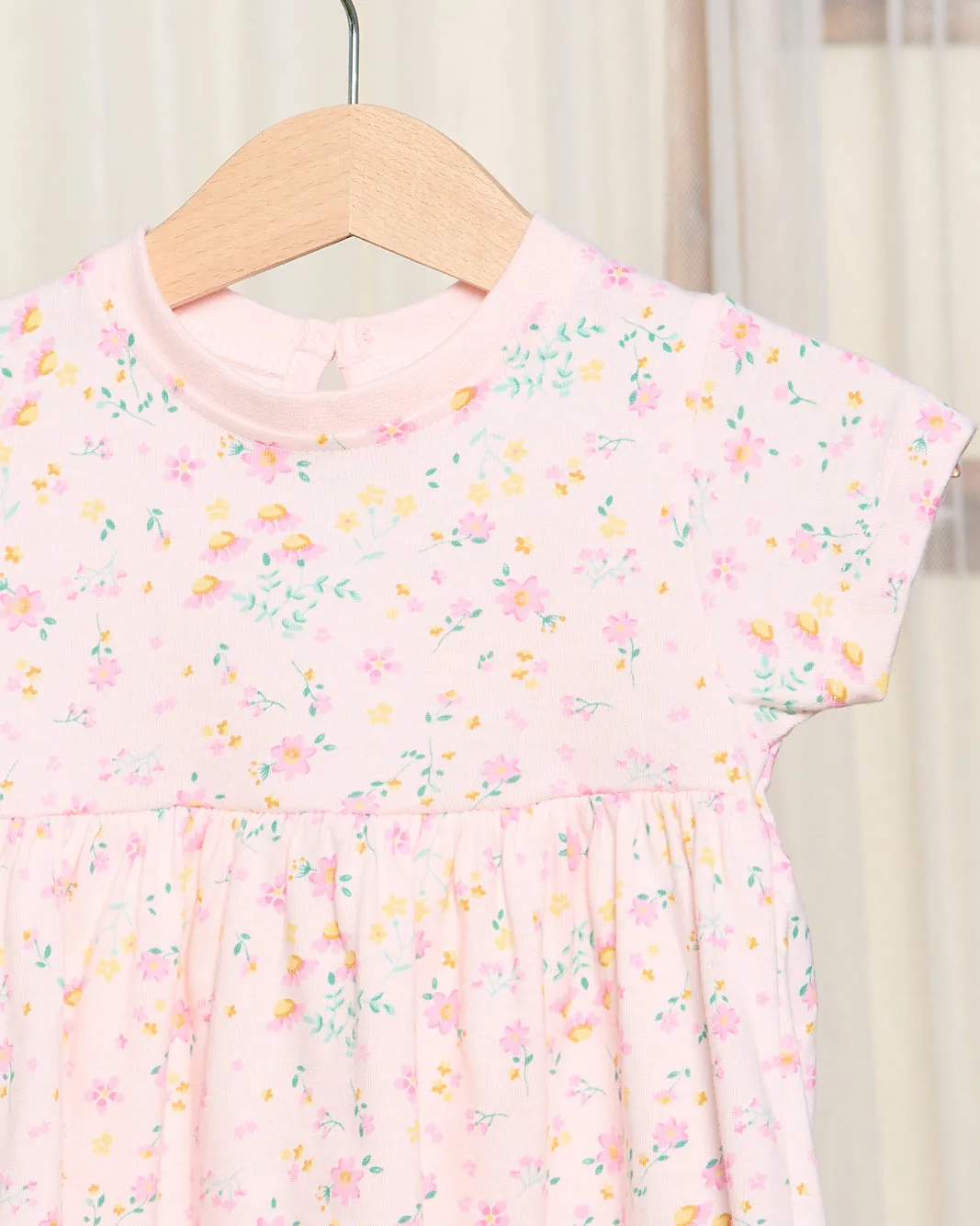 Infant Girls Pink Floral Dress sold by Redtag product image thumbnail 2