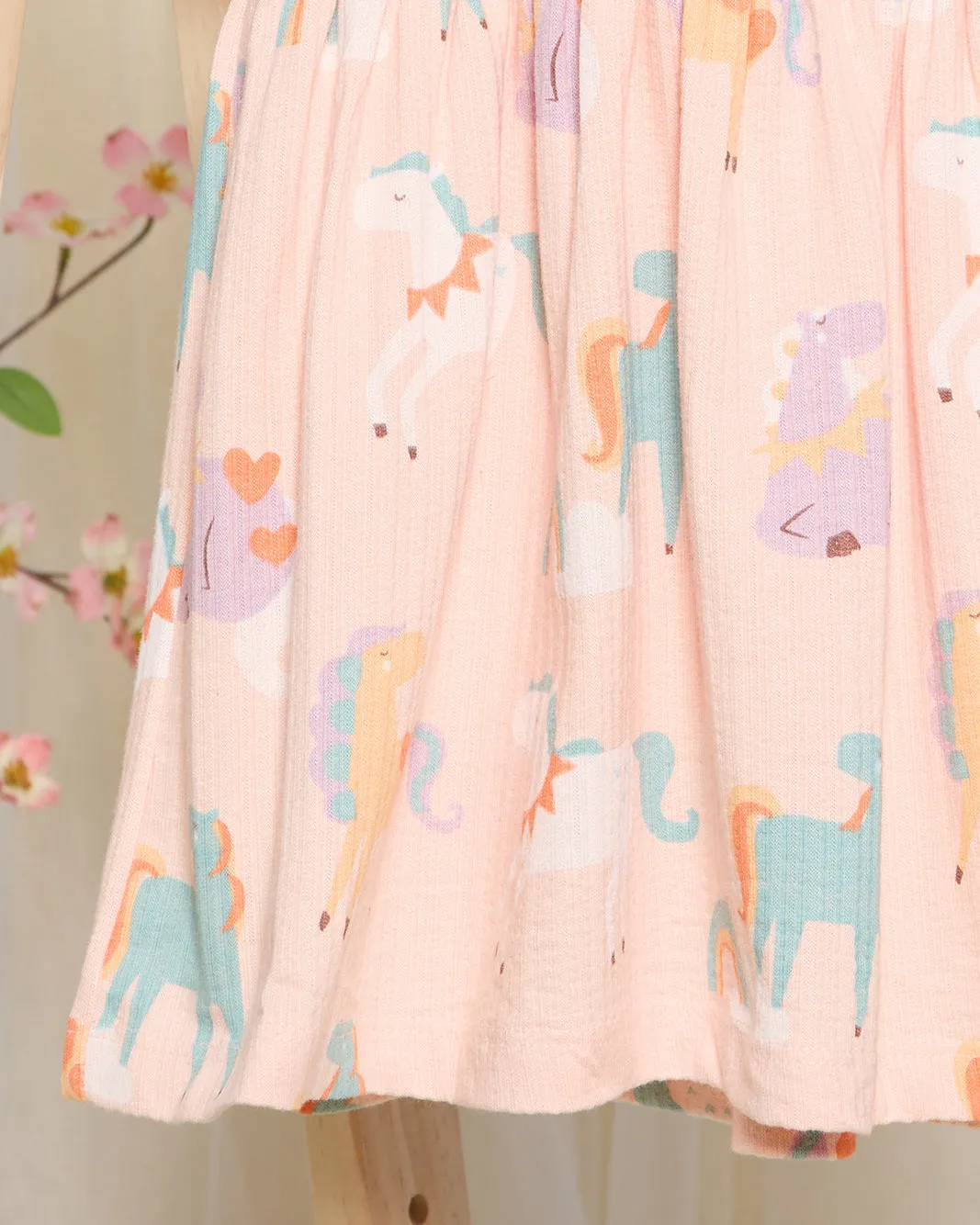 Infant Girls Pink Unicorn Print Dress sold by Redtag product image thumbnail 4