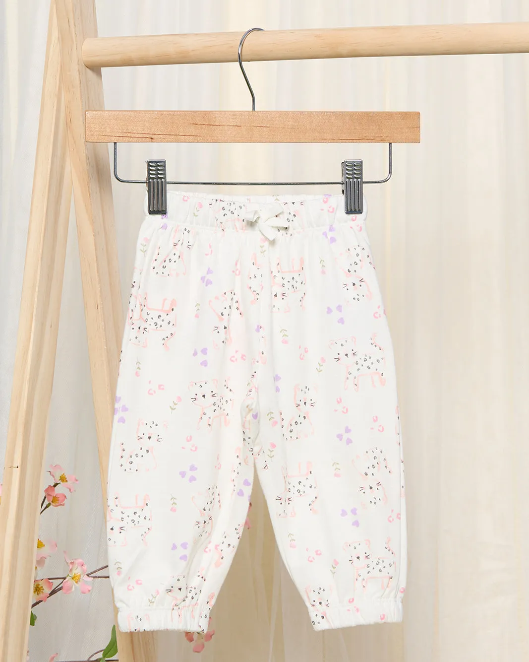 Infant Girls Mint And Ivory Joggers Set (2 Piece) sold by Redtag product image thumbnail 3