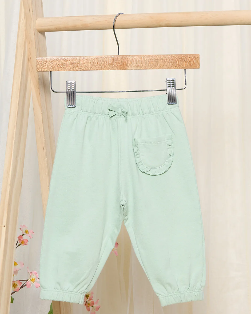 Infant Girls Mint And Ivory Joggers Set (2 Piece) sold by Redtag product image thumbnail 2