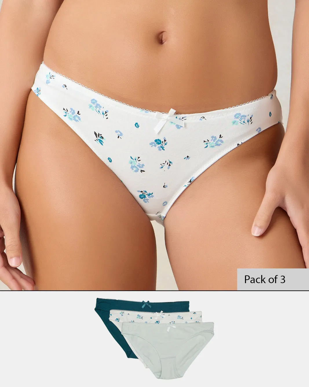 Women Assorted Bikini Brief (Pack Of 3) sold by Redtag