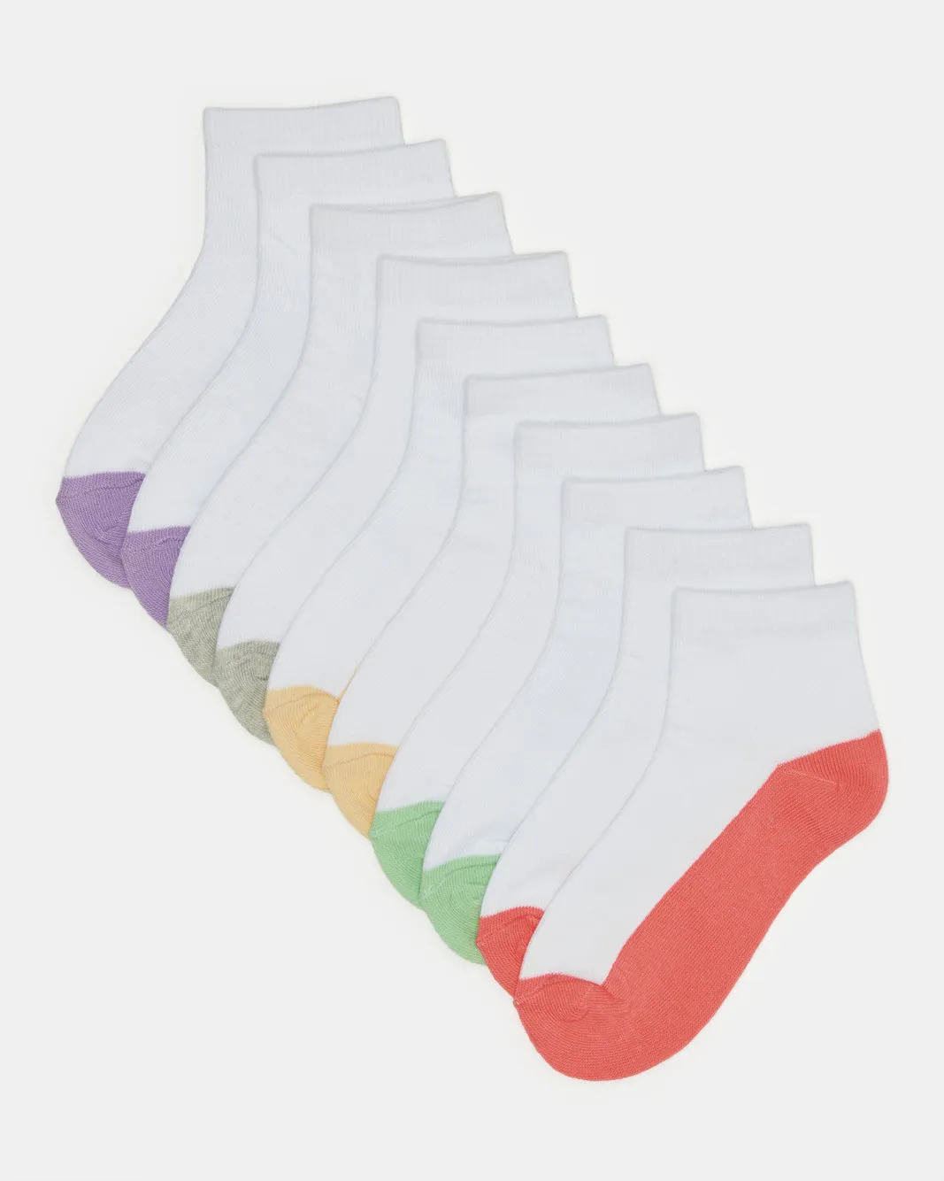 Senior Girls Assorted Ankle Socks (5 Pairs) sold by Redtag