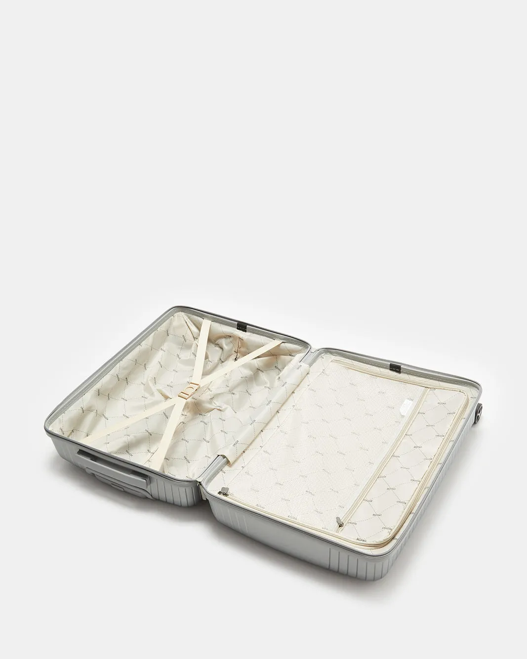 Silver Textured Trolley Luggage Trolley (28 Inch) sold by Redtag product image thumbnail 5