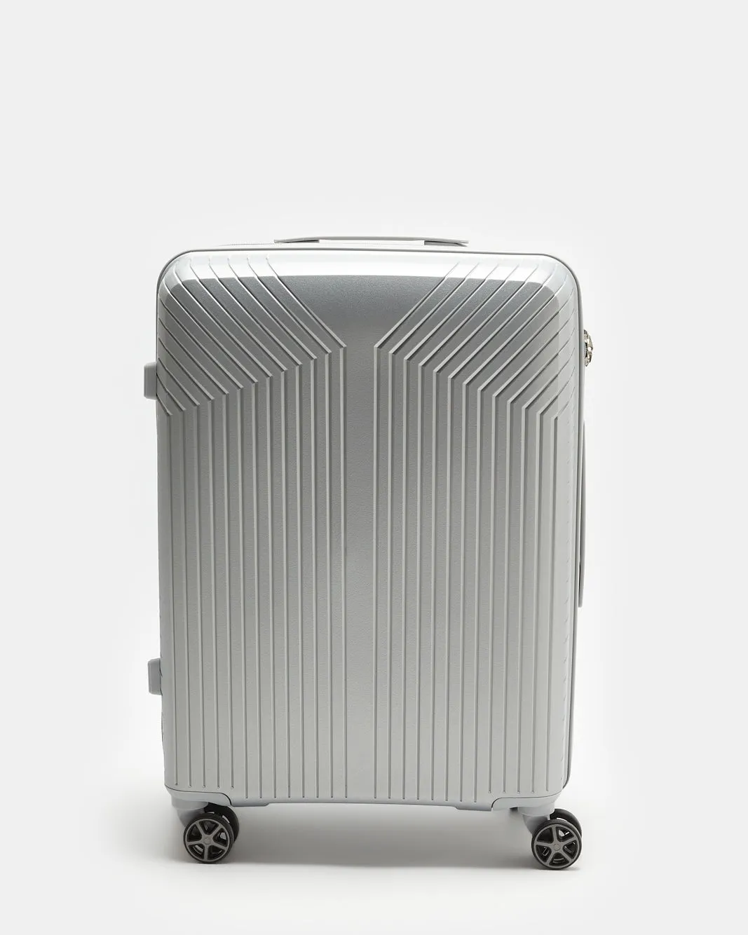 Silver Textured Trolley Luggage Trolley (28 Inch) sold by Redtag