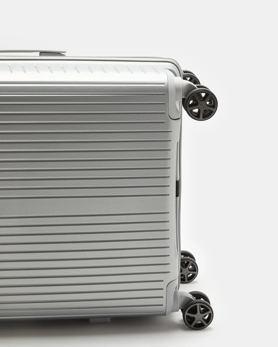 Silver Textured Trolley Luggage Trolley (28 Inch) sold by Redtag product image thumbnail 4