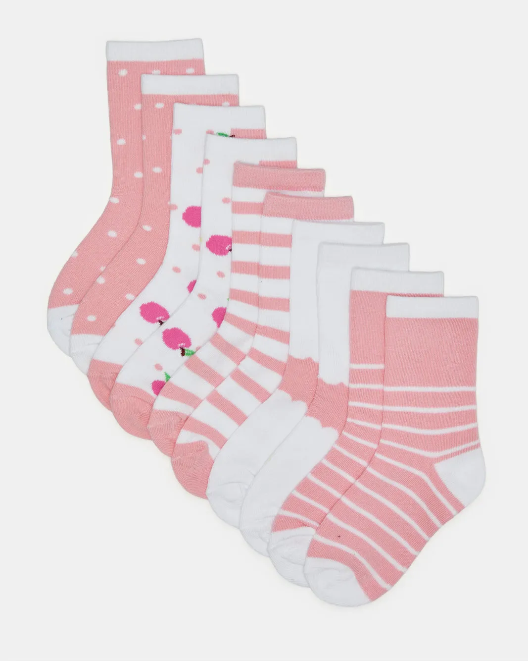 Girls Assorted Print Ankle Socks (5 Pairs) sold by Redtag