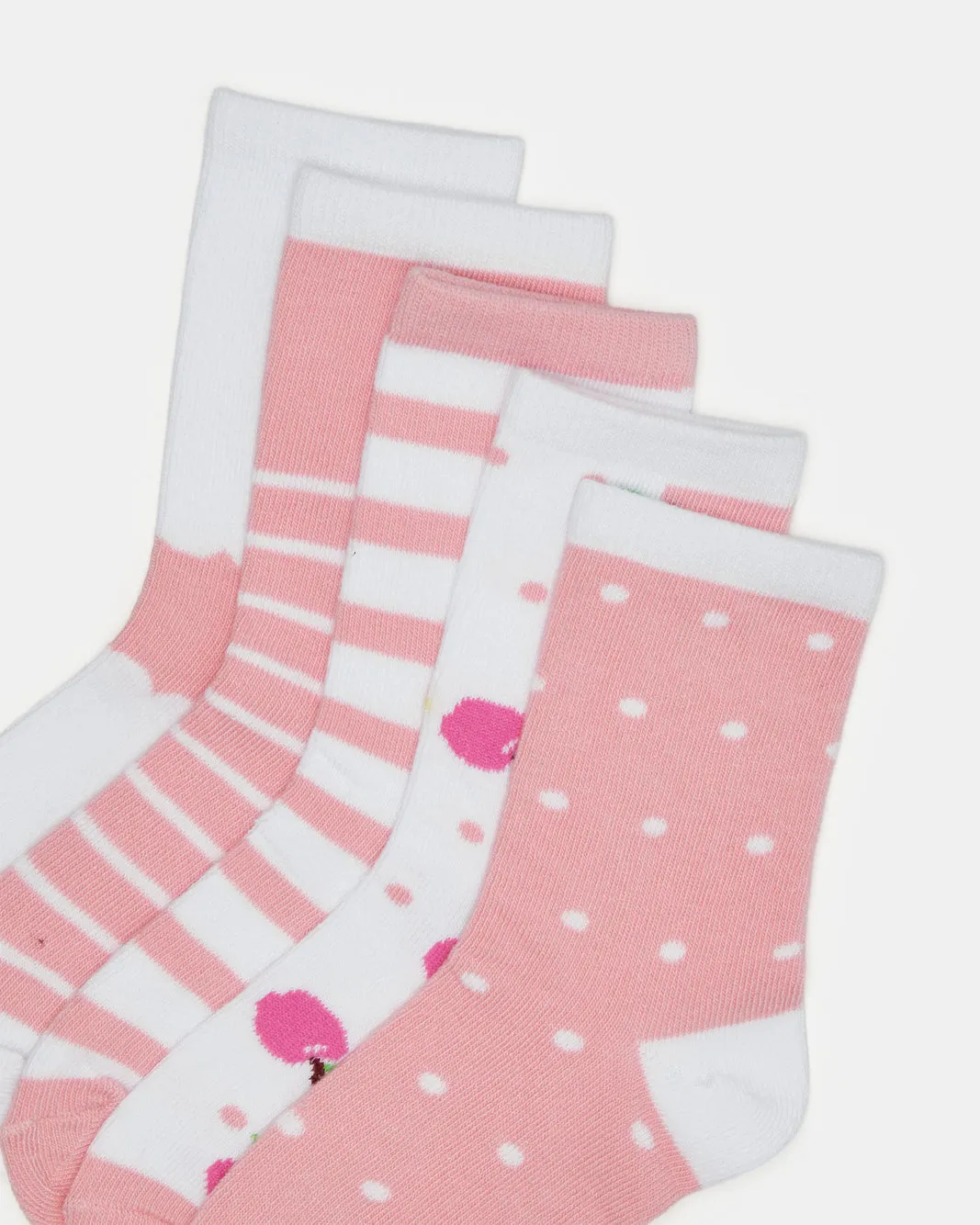 Girls Assorted Print Ankle Socks (5 Pairs) sold by Redtag product image thumbnail 4