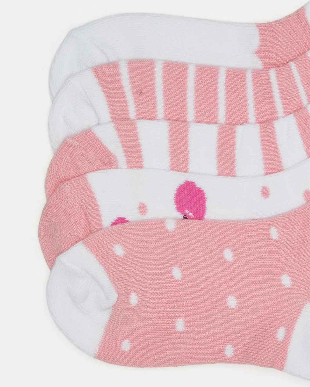 Girls Assorted Print Ankle Socks (5 Pairs) sold by Redtag product image thumbnail 2