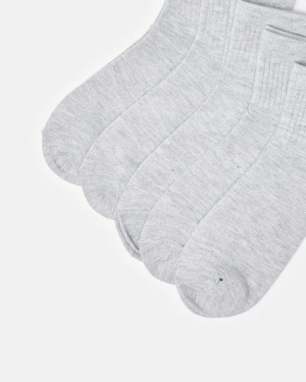 Senior Boys Grey Ankle Socks Set (5 Pairs) sold by Redtag product image thumbnail 3