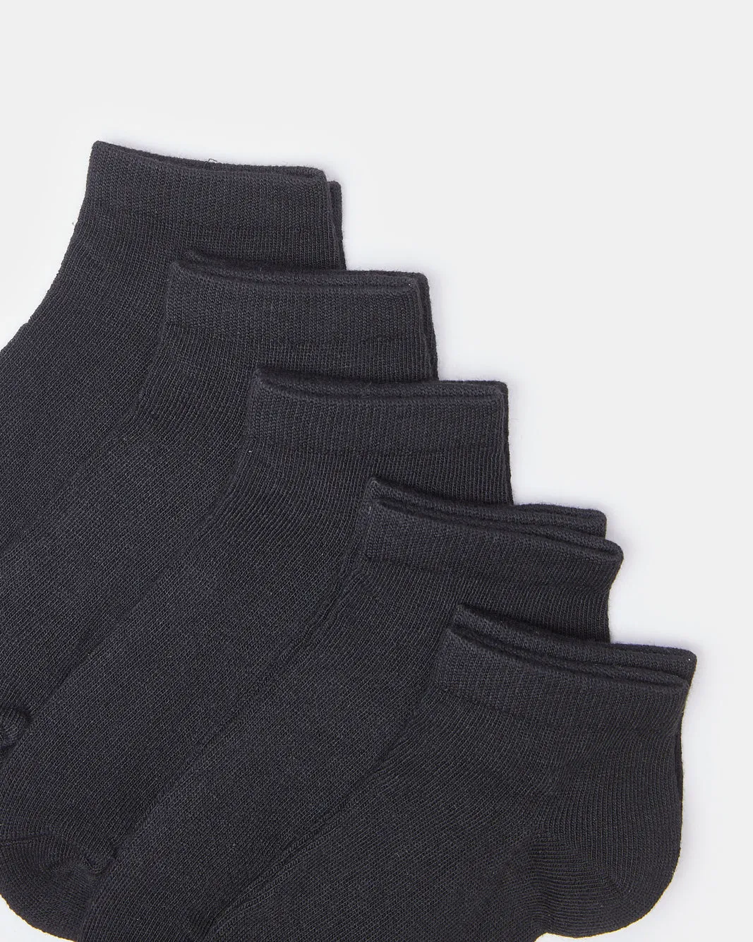 Senior Boys Black Ankle Socks Set (5 Pairs) sold by Redtag product image thumbnail 2