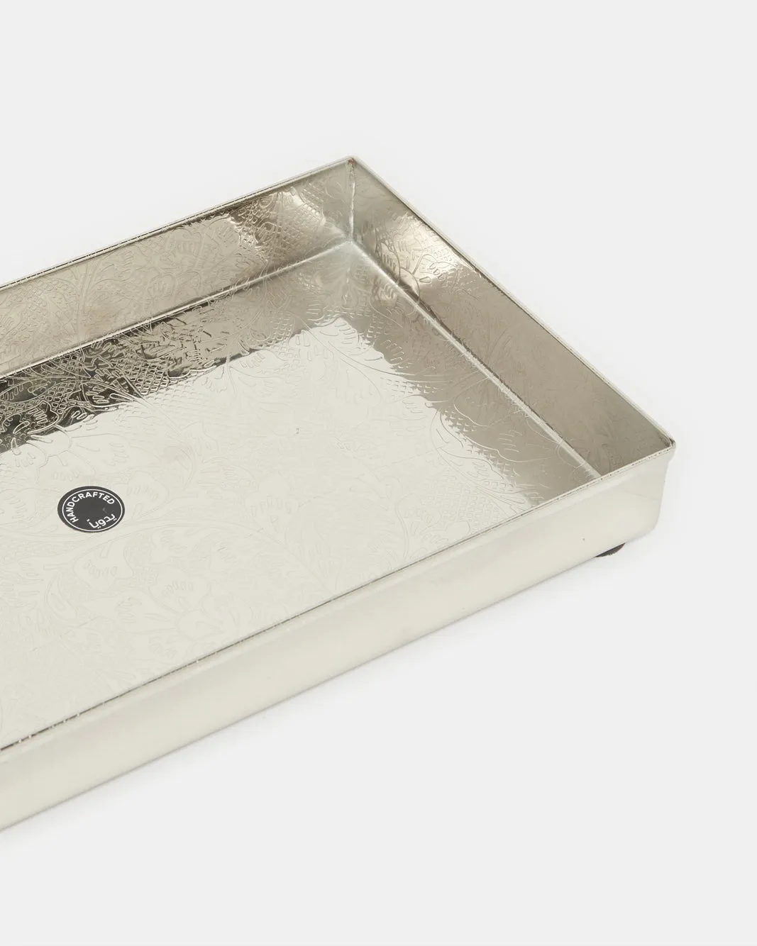 Silver Flower Embossed Amenity Tray sold by Redtag product image thumbnail 3