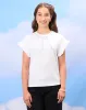 Senior Girls White Embellished Top sold by Redtag