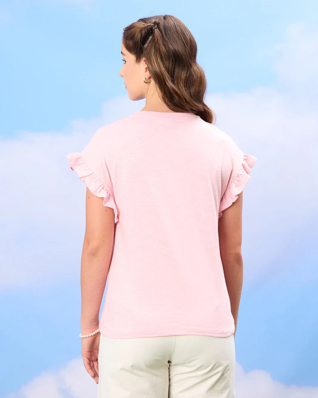 Senior Girls Pink Embellished Top sold by Redtag product image thumbnail 3