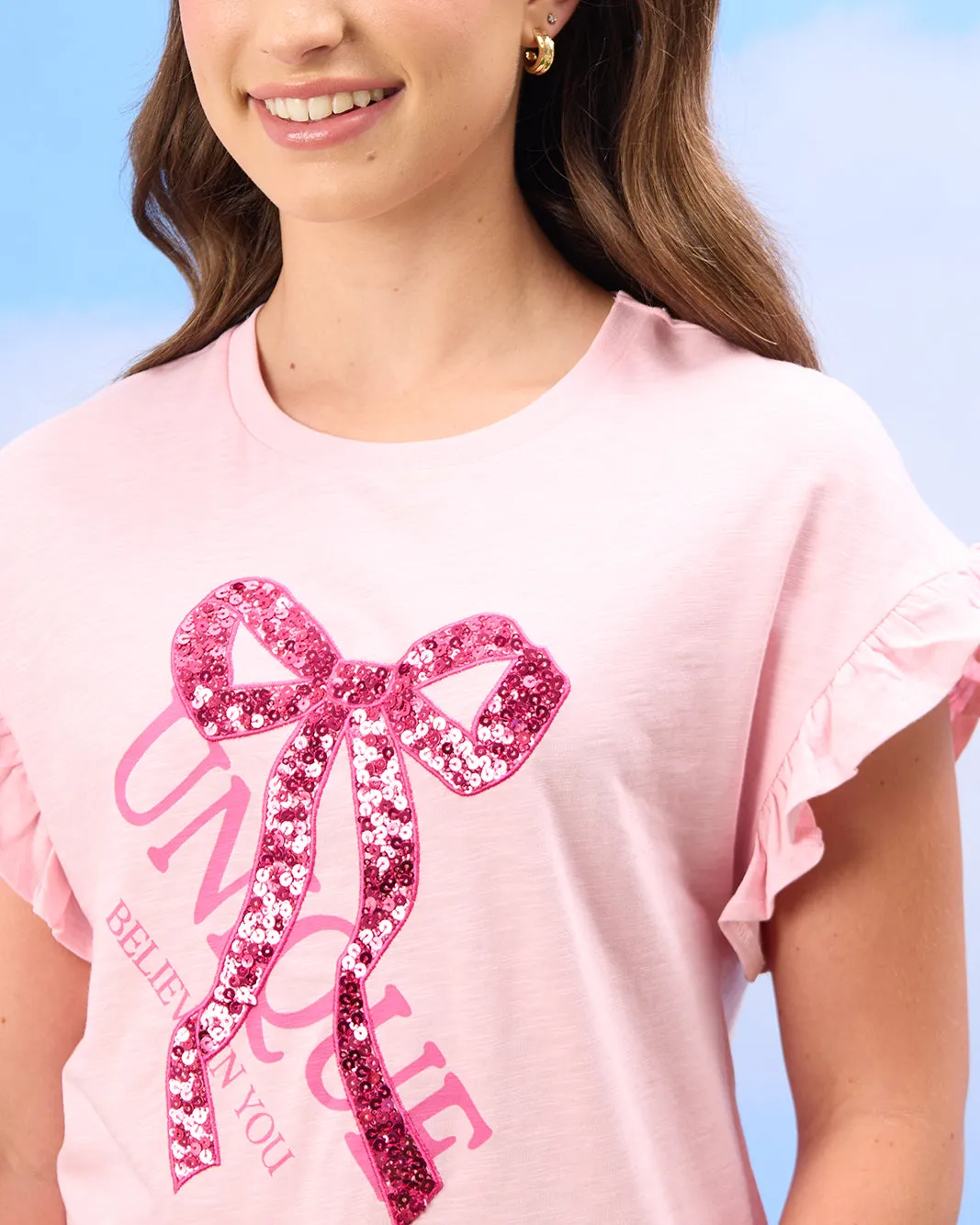 Senior Girls Pink Embellished Top sold by Redtag product image thumbnail 4