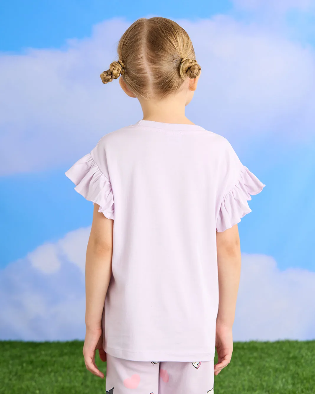 Girls Lilac Kuromi Printed T-Shirt sold by Redtag product image thumbnail 3