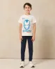 Boys Cream Printed Iron Man Short Sleeve T-Shirt sold by Redtag