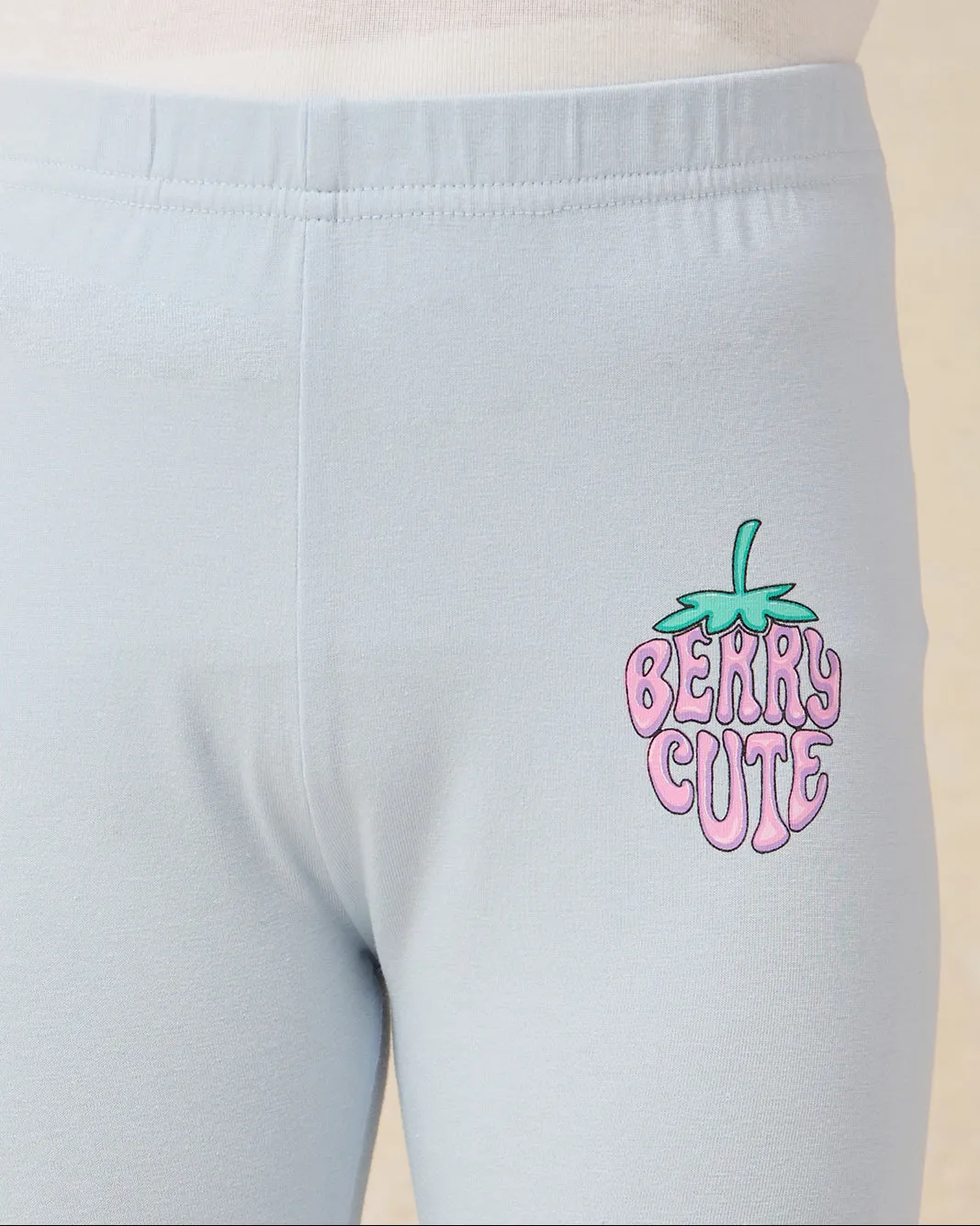 Girls Blue Berry Cute Print Leggings sold by Redtag product image thumbnail 4