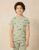 Boys Green Printed Pyjama Set (2 Piece) sold by Redtag
