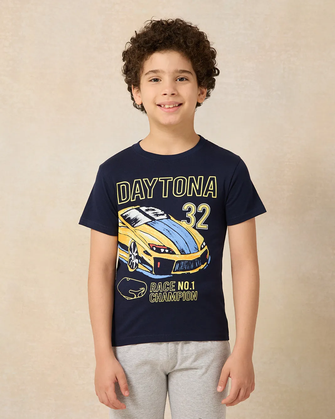 Boys Black And Grey Printed Pyjama Set (2 Piece) sold by Redtag product image thumbnail 2