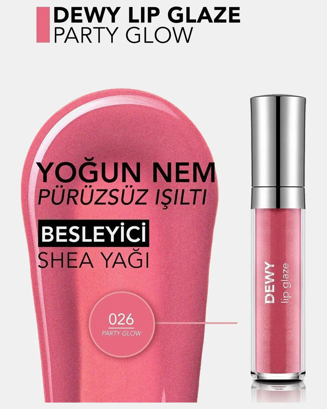 Flormar Dewy Lip Glaze 026 Party Glow sold by Redtag product image thumbnail 2