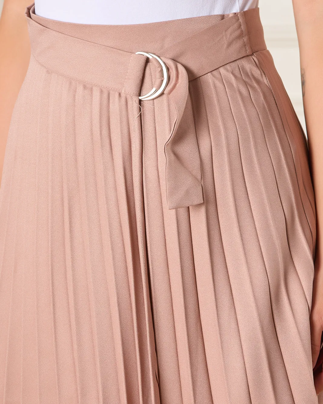 Women Pink Pleated Skirt sold by Redtag product image thumbnail 4