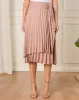 Women Pink Pleated Skirt sold by Redtag