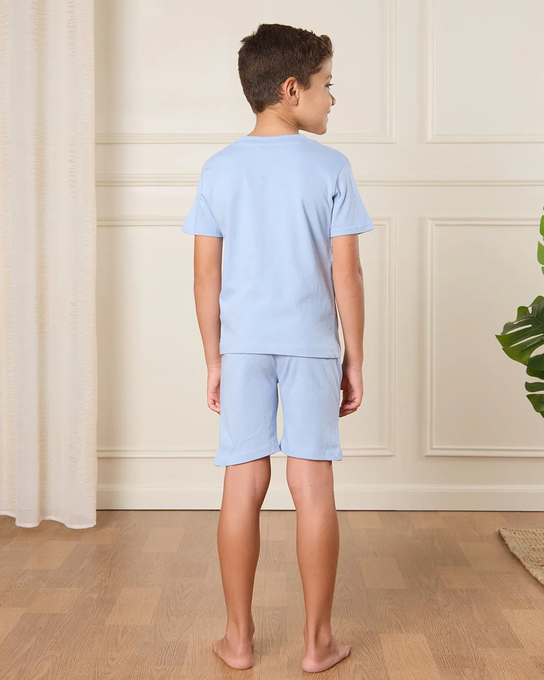 Boys Blue Printed Pyjama Set (2 Piece) sold by Redtag product image thumbnail 4