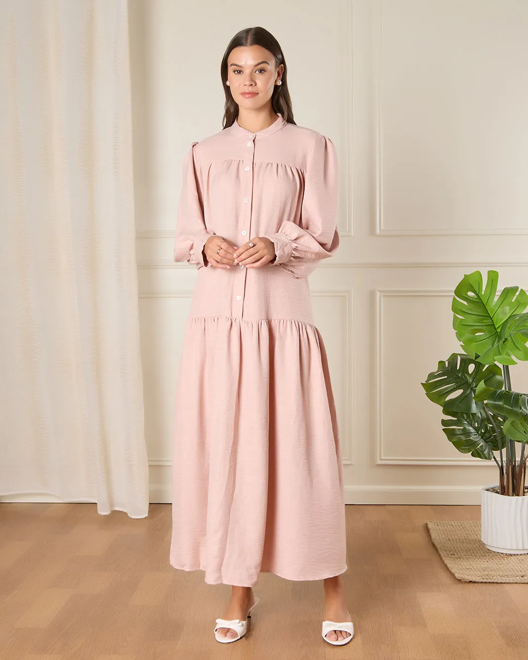 Women Pink Maxi Dress sold by Redtag