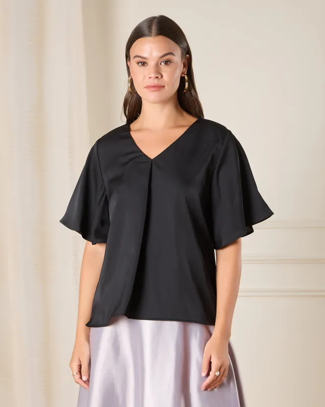 Women Black Casual Blouse sold by Redtag