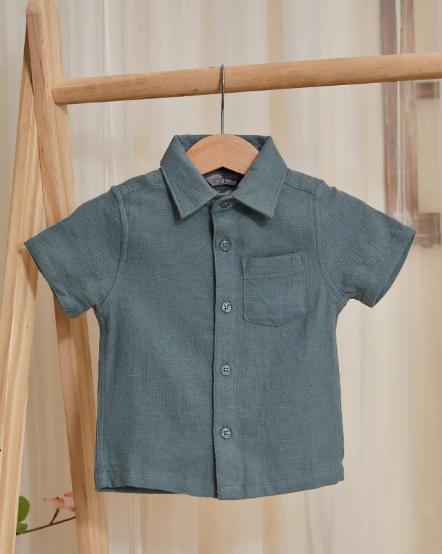 Infant Boys Charcoal Shirt sold by Redtag