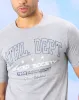 Men Grey Basic Graphic T-shirt sold by Redtag