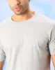 Men Grey Basic Solid T-Shirt sold by Redtag