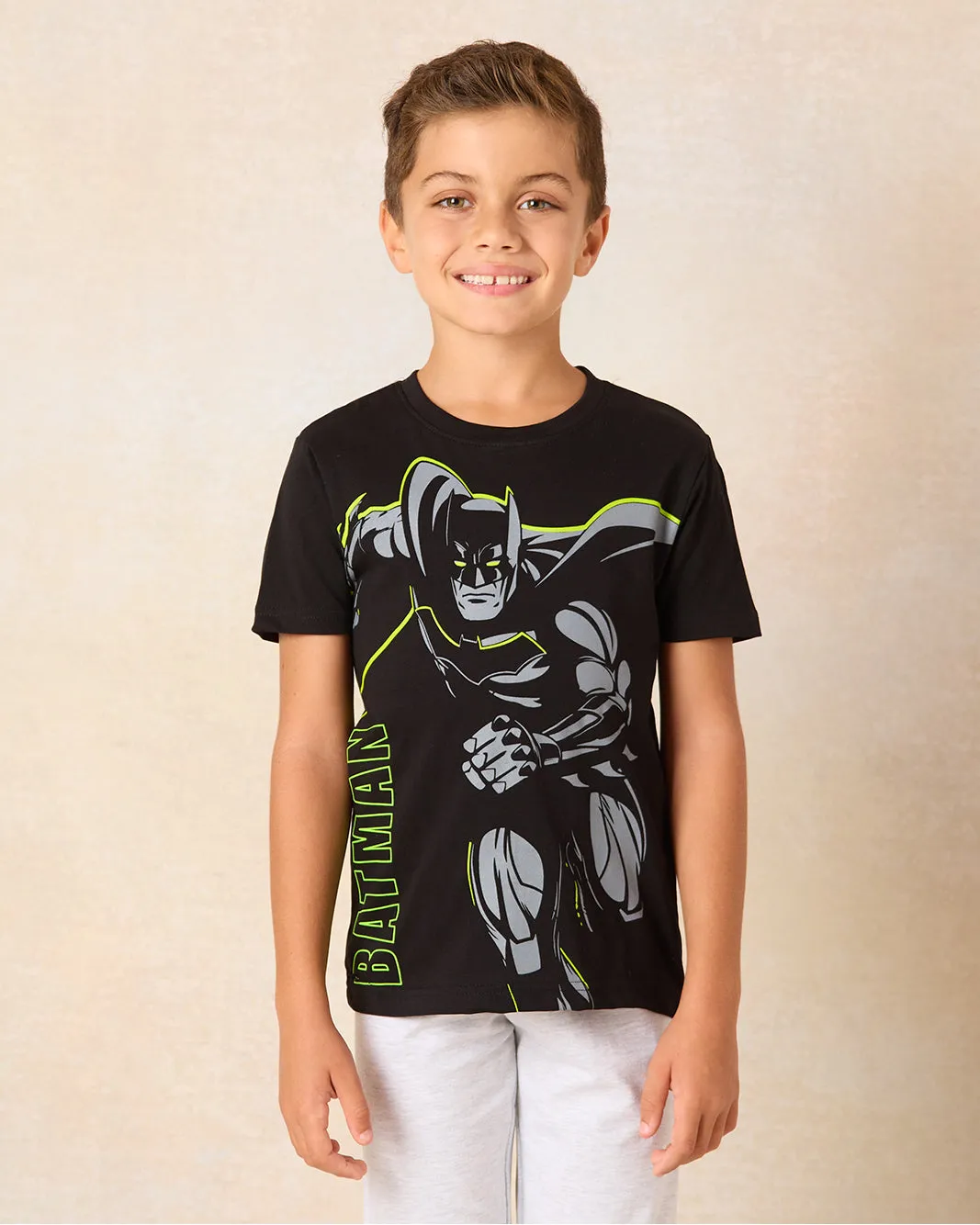 Boys Black Batman Pajama Set(2 Piece) sold by Redtag product image thumbnail 2