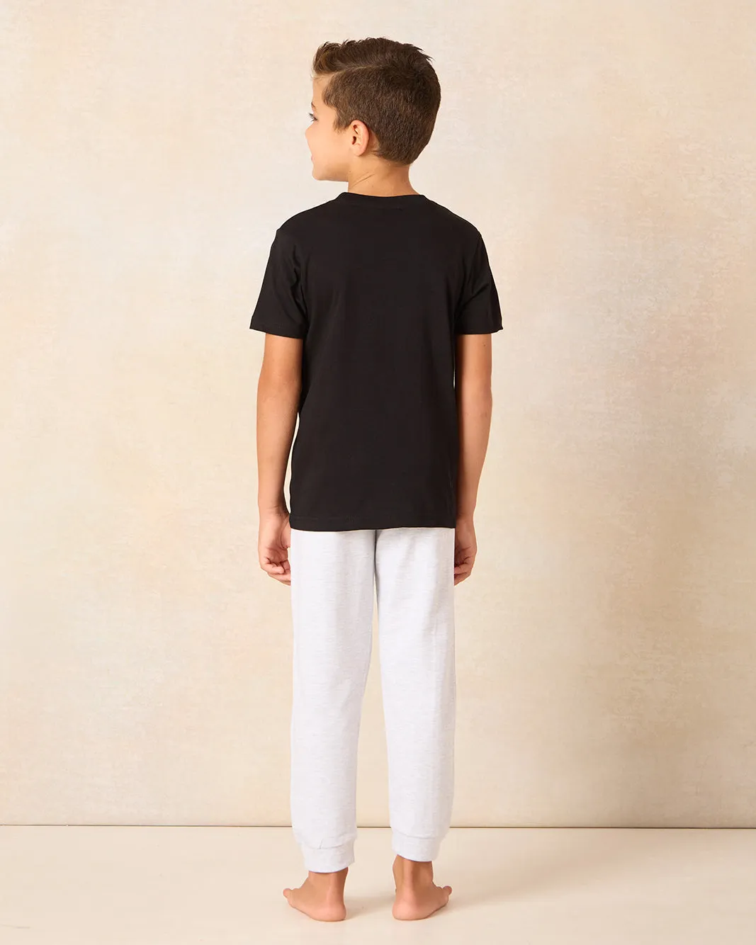 Boys Black Batman Pajama Set(2 Piece) sold by Redtag product image thumbnail 4