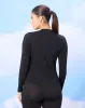 Women Black Solid Long Sleeve T-shirt sold by Redtag