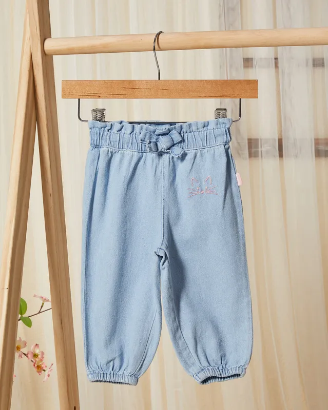 Infant Girls Blue Straight Fit Jeans sold by Redtag