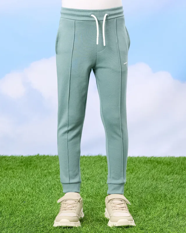 Boys Teal Minimalist Track Pants sold by Redtag