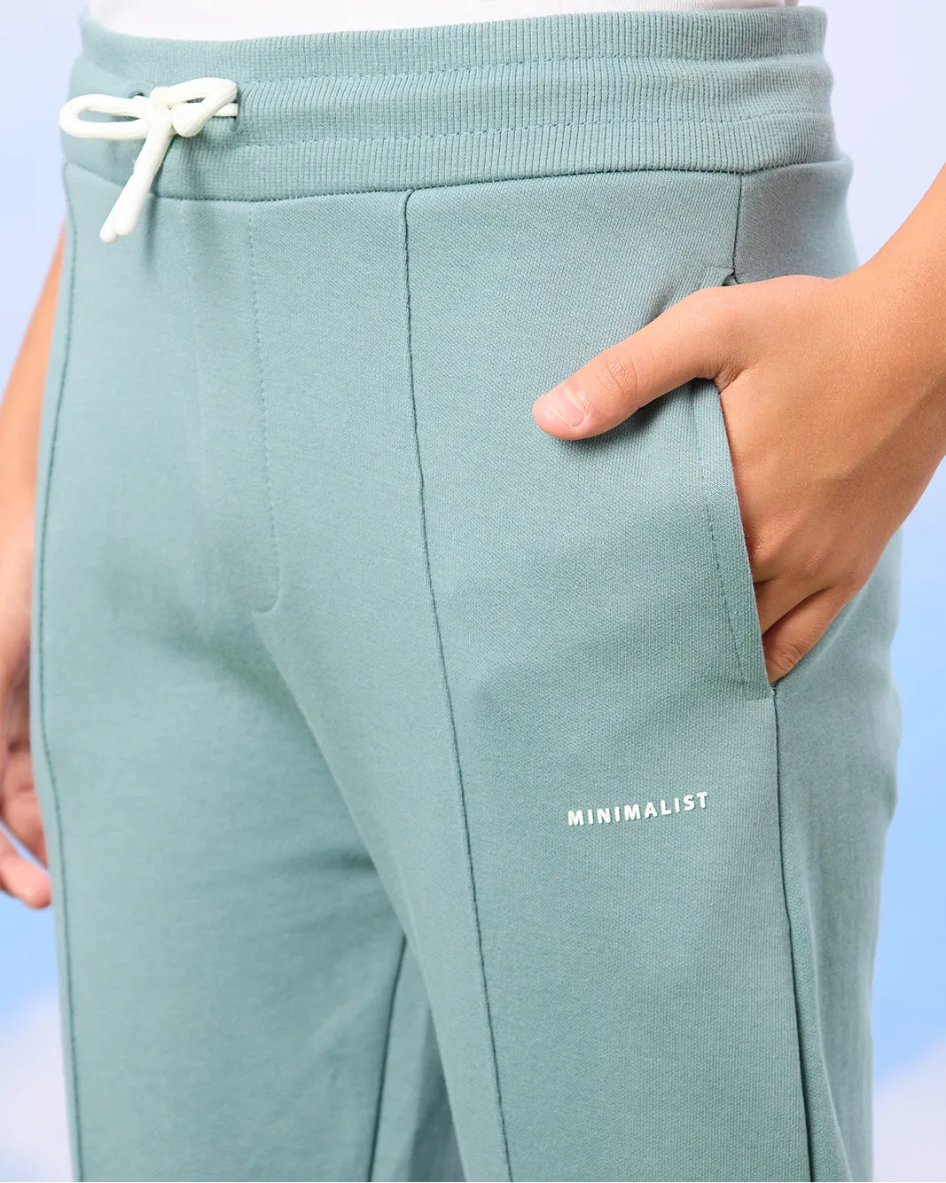 Senior Boys Blue Track Pants sold by Redtag product image thumbnail 4