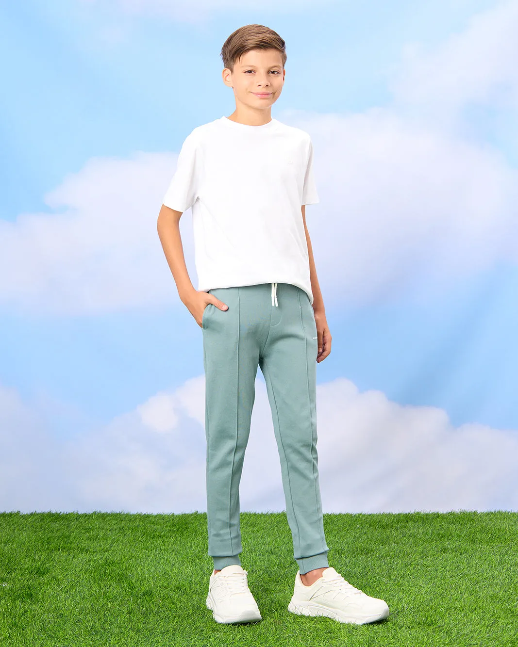 Senior Boys Blue Track Pants sold by Redtag product image thumbnail 2