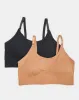 Women Black And Brown Comfort Bra Set (Pack of2) sold by Redtag
