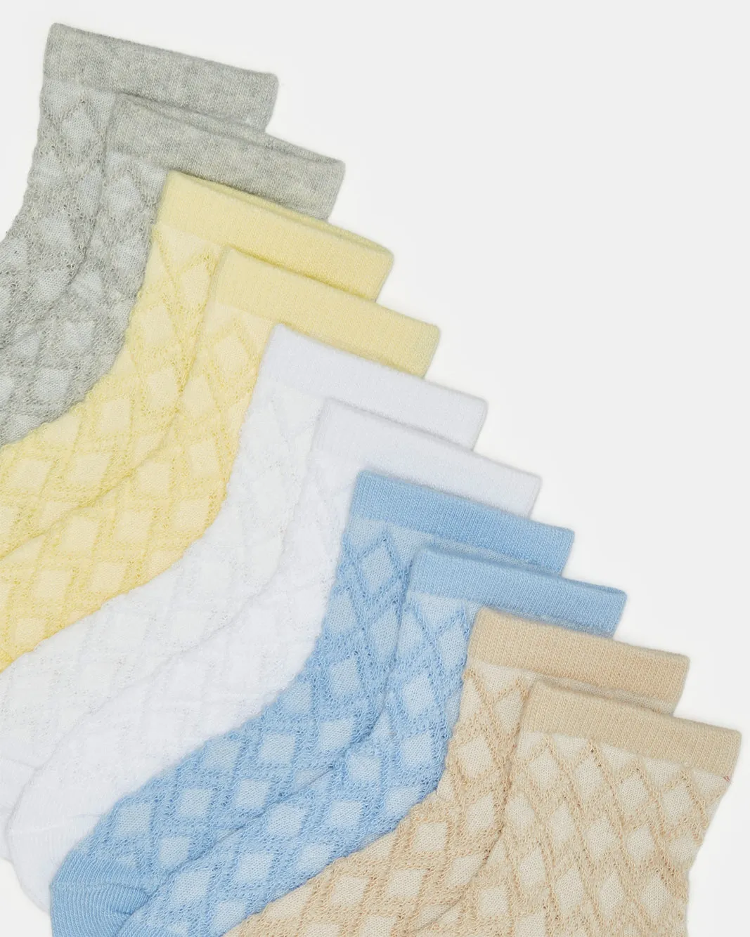 Girls Assorted Print Ankle Socks (5 Pairs) sold by Redtag product image thumbnail 3